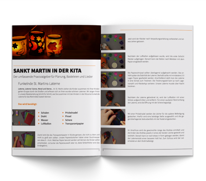 Bastelideen Sankt Martin für die Kita