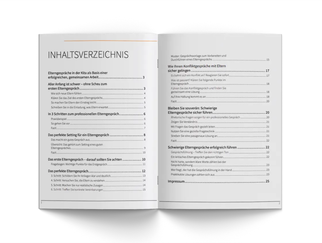  Elterngespräch in der KITA Motiv 